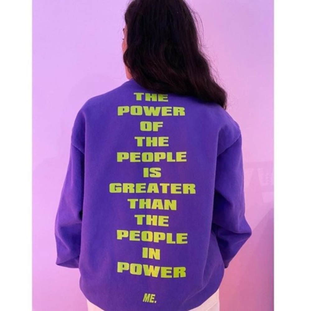 Melody Ehsani POWER OF THE PEOPLE sweatshirt